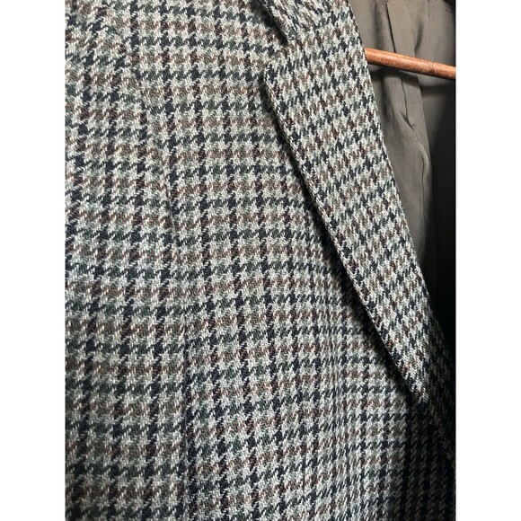 Burberrys' Vintage Houndstooth Wool Blazer Size 42R - Picture 2 of 15